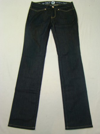 NFY 267 Straight Cut Damen Jeans Hose Jeanshose Damenjeans Damenhose dunkelblau