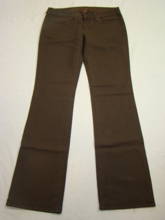 NFY 286 Bootcut Damen Jeans Hose Jeanshose Damenjeans Damenhose braun