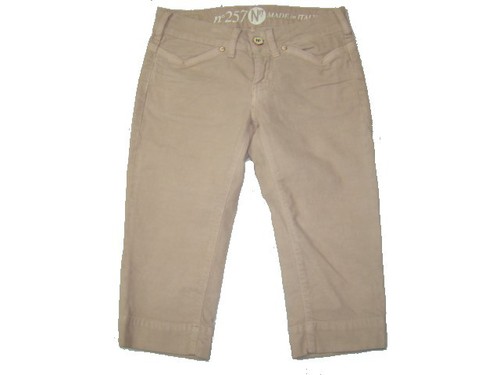 NFY 257 3/4 Damen Cordhose Caprihose Damenhose Hose altrosa