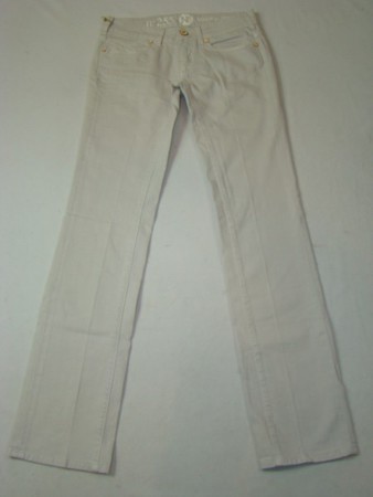 NFY 255 Straight Cut Jeans Hose Jeanshose Damenjeans Damenhose grau