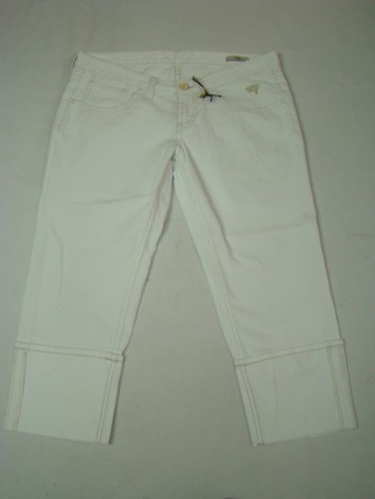 Meltin`Pot Miriam Caprihose weiss Damenjeans Designerjeans