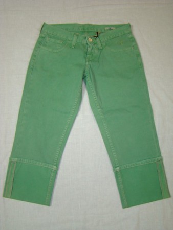 Meltin`Pot Miriam Caprihose gr�n Damenjeans Designerjeans