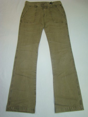 Meltin`Pot Nigel Boot Cut Jeans khaki Damenjeans Designerjeans