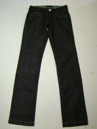 Meltin�Pot Mesh Straight Leg Damenjeans Jeans Hose Jeanshose schwarz