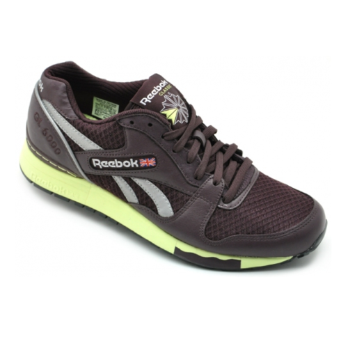 Reebok GL 6000 Tech Sneaker Schuhe braun/grau/gelb V60198 
