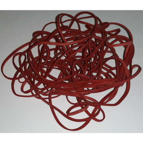 1 kg Gummiringe rot 100 mm � 1,2 x 2 mm breit