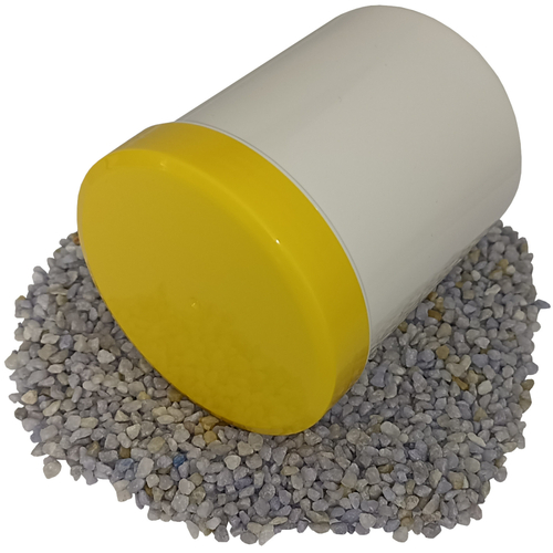 10 Salbendosen Salbenkruken 300 g 375 ml Deckel Gelb