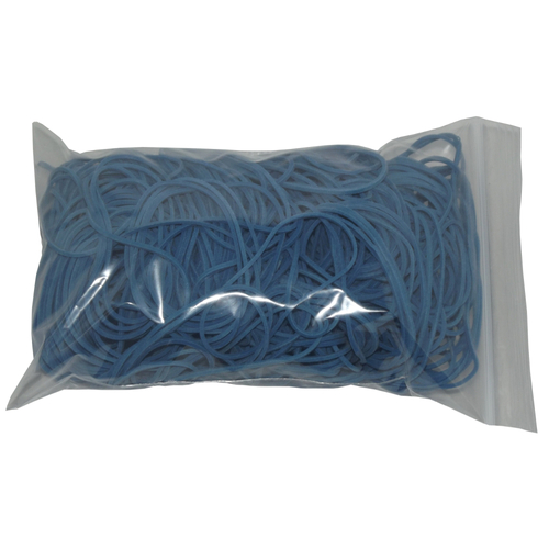 100 g Gummiringe blau 40 mm � 1,2 x 1,2 mm breit