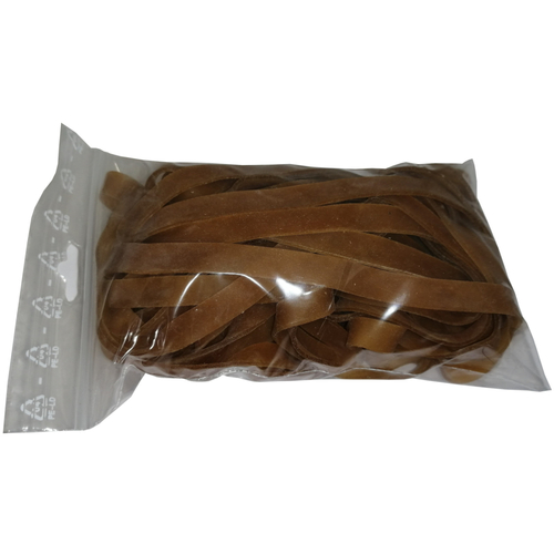 100 g Gummiringe natur 130 mm � 1,2 x 8 mm breit