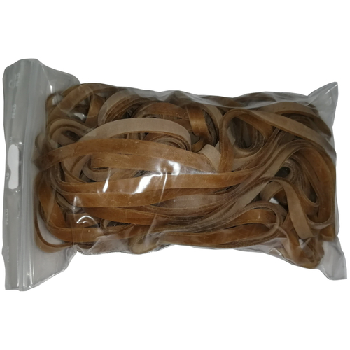 100 g Gummiringe natur 140 mm � 1,2 x 5 mm breit