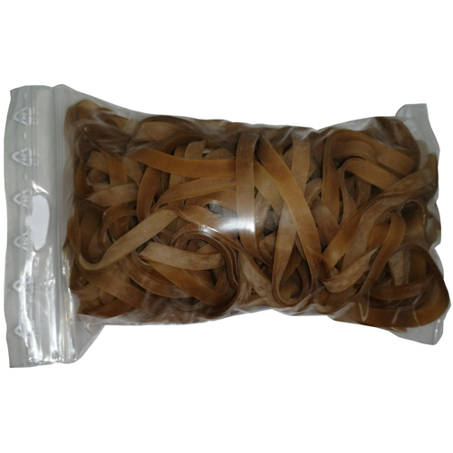 100 g Gummiringe natur 190 mm � 1,2 x 5 mm breit
