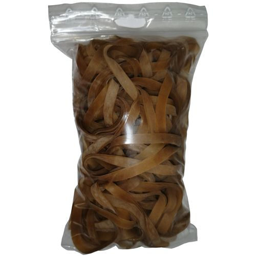 100 g Gummiringe natur 190 mm � 1,2 x 5 mm breit
