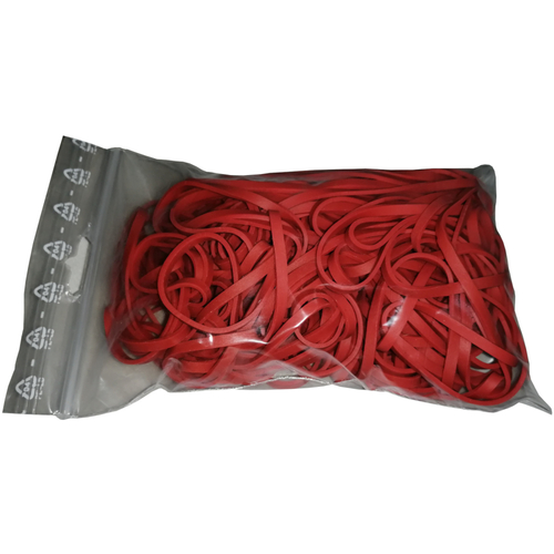 100 g Gummiringe rot 100mm � 1,2 x 3 mm breit