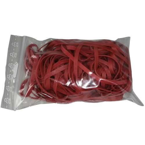 100 g Gummiringe rot 100mm � 1,2 x 4 mm breit