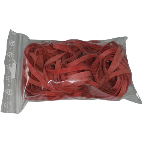 100 g Gummiringe rot 120mm � 1,2 x 5 mm breit