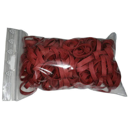 100 g Gummiringe rot 20mm � 1,2 x 5 mm breit