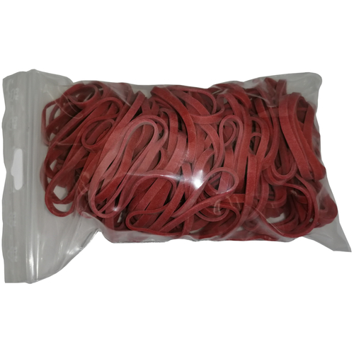 100 g Gummiringe rot 30 mm � 1,2 x 3 mm breit