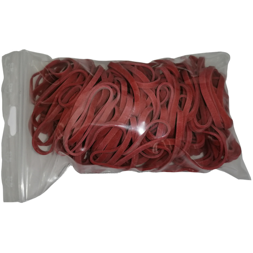 100 g Gummiringe rot 30 mm � 1,2 x 3 mm breit