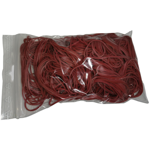 100 g Gummiringe rot 40 mm � 1,2 x 1,2 mm breit