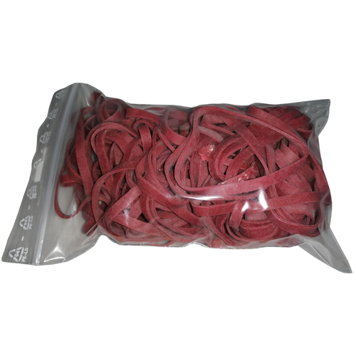 100 g Gummiringe rot 50mm � 1,2 x 4 mm breit