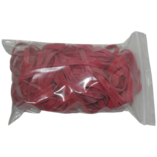 100 g Gummiringe rot 60 mm � 1,2 x 5 mm breit