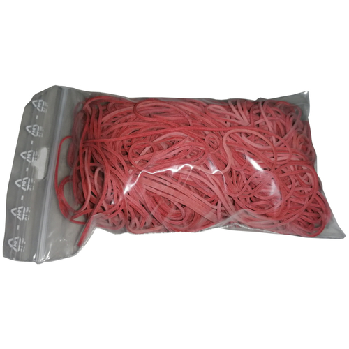 100 g Gummiringe rot 80mm � 1,2 x 1,2 mm breit