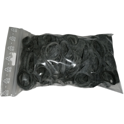100 g Gummiringe schwarz 20 mm � 1,2 x 4 mm breit