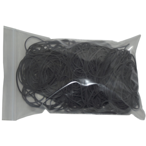 100 g Gummiringe schwarz 40 mm � 1,2 x 1,2 mm breit