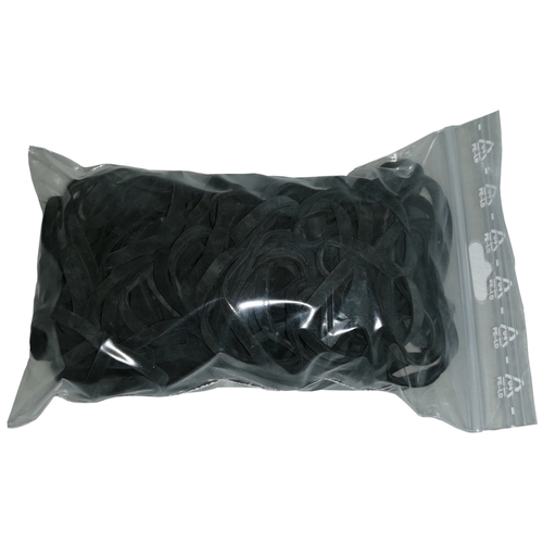 100 g Gummiringe schwarz 40 mm � 1,2 x 4 mm breit