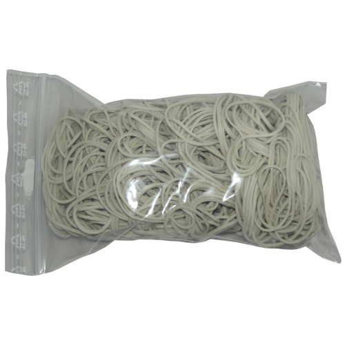 100 g Gummiringe wei� 30 mm � 1,2 x 1,2 mm breit