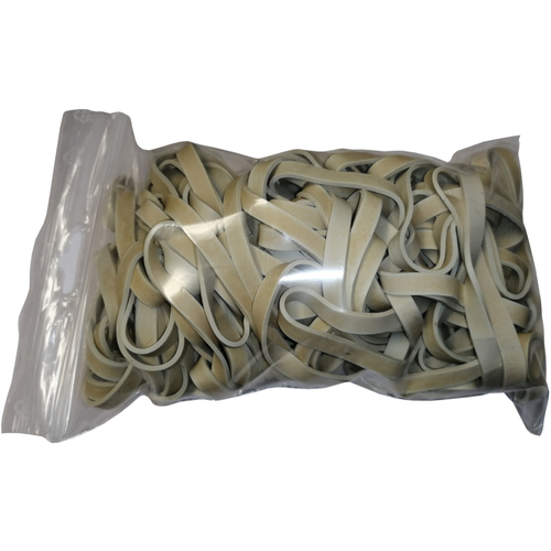 100 g Gummiringe wei� 50 mm � 1,2 x 5 mm breit