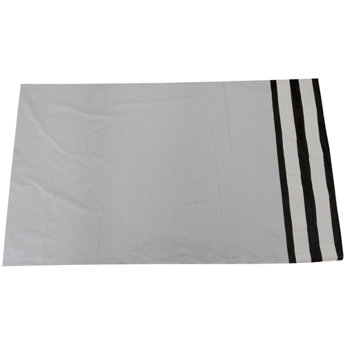 100 Retourenbeutel wei� mit Adh�sionsverschluss 250x350+70mm