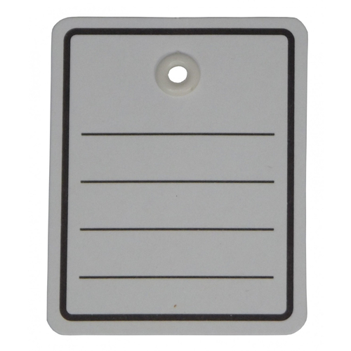 1000x H�ngeetikett Preisetikett 40x50mm mit �se ohne Faden