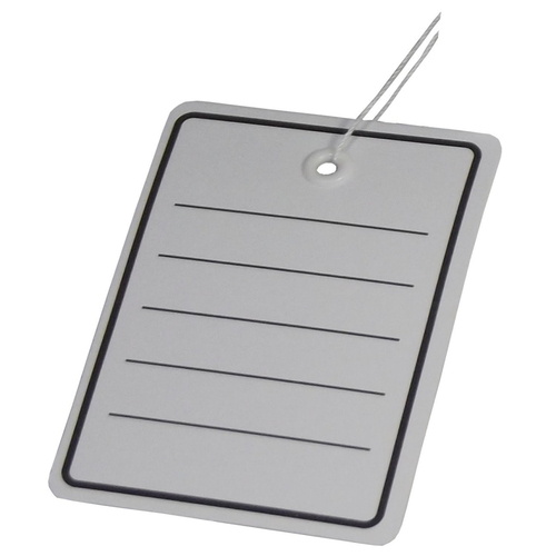 1000x H�ngeetikett Preisetikett 40x50mm mit �se und Faden