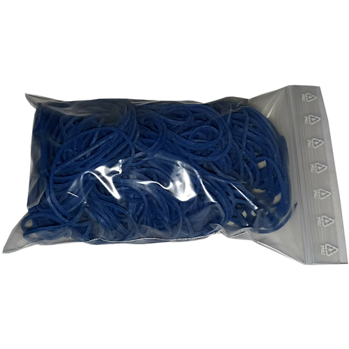 100g Gummiringe blau 50 mm � 1,5 x 1,5 mm breit