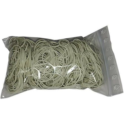 100g Gummiringe wei� 25 mm � 1,2 x 1,2 mm breit