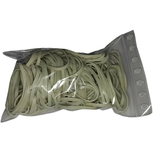 100g Gummiringe wei� 40 mm � 1,5 x 3 mm breit