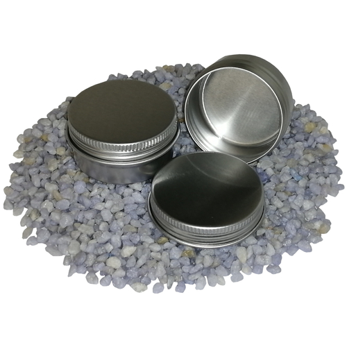 20 Blechdosen Aluminium Bianca 15 ml mit Schraubdeckel