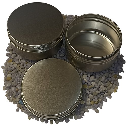 30 Blechdosen Aluminium 50 ml mit Schraubdeckel