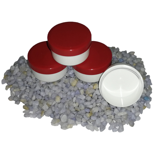 5 Salbendosen, Salbendose 5 g 6ml Deckel rot