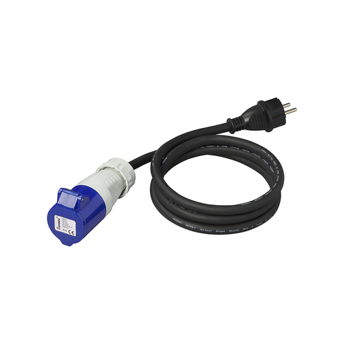Adapterkabel 150cm 3x2,5mm� von Schuko Stecker nach CEE
