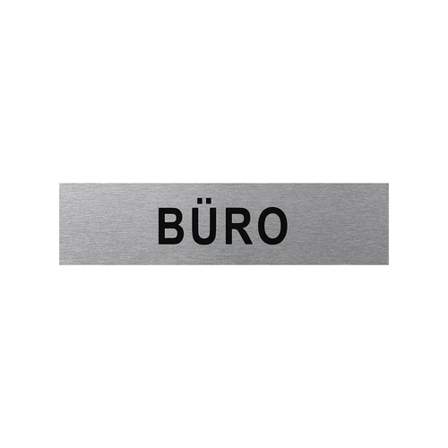 Aluminium T�rschild B�ro 160x40mm