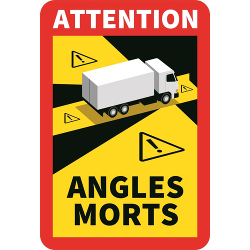 Attention Angles Morts LKW Busse ab 3,5 Tonnen Toter Winkel