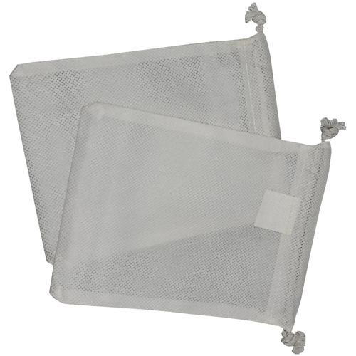 20 Zuziehbeutel wei� PP 15x20 cm Kordelzugbeutel