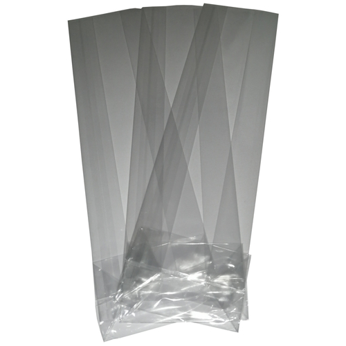 100 OPP-Blockbodenbeutel mit Siegelnaht 80+40x240mm, 40my Kekst�ten