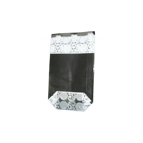 1000 Bodenbeutel mit Spitzendruck Kekst�ten 145x235 x 55
