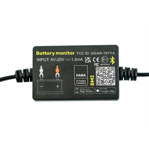 Bluetooth 4.0 Batteriemonitor schwarz 12V