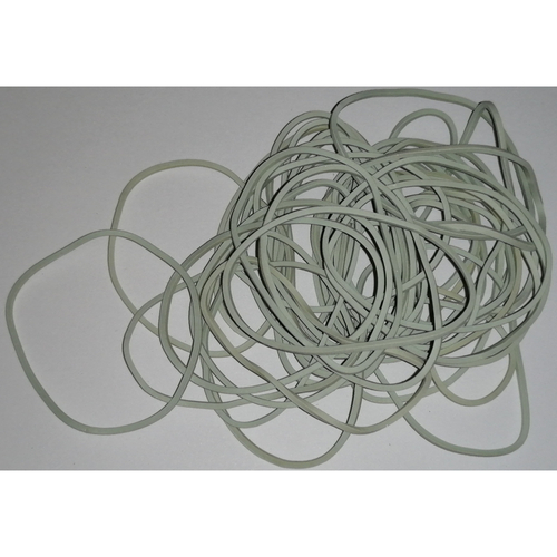 1 kg Gummiringe wei 40 mm  1,2 x 1,2 mm breit