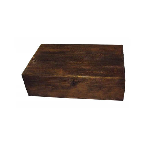 Weinkiste Holzkiste Holzbox Box Verpackung Truhe f 2 Flasche gold