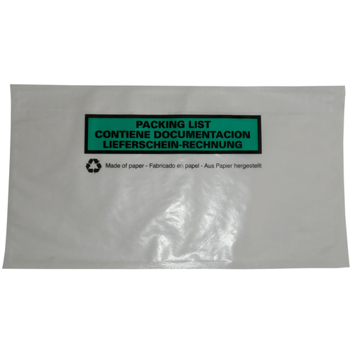 Dokumententasche aus 100% Papier 1000 St�ck DIN Lang Umweltfreundlich